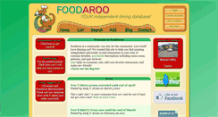 Desktop Screenshot of foodaroo.com