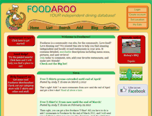 Tablet Screenshot of foodaroo.com